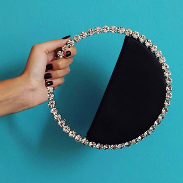 Diamond Circular Evening Bag