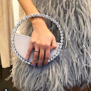 Diamond Circular Evening Bag