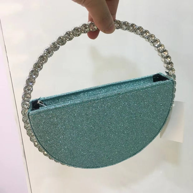 Diamond Circular Evening Bag